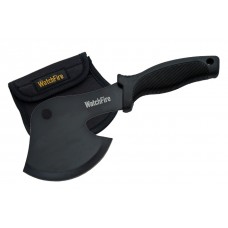 FIXED-BLADE HATCHET | WatchFire Black Rubber Handle Camping Survival Hunting Axe   